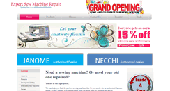 Desktop Screenshot of expertsewrepair.com
